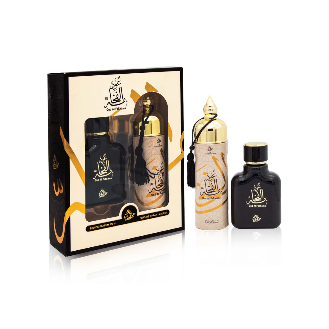 Oud Al Fakhama EDP 100ML + DEO 200ML